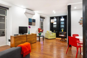 ALTIDO Bold and colourful 1-bed flat at the heart of Chiado, nearby Carmo Convent